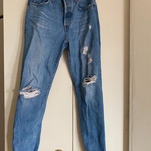Levi Boyfriend Jeans (with rips)